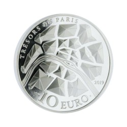 10 Euro 2019 - Tour Eiffel - Trésors de Paris - argent BE 2