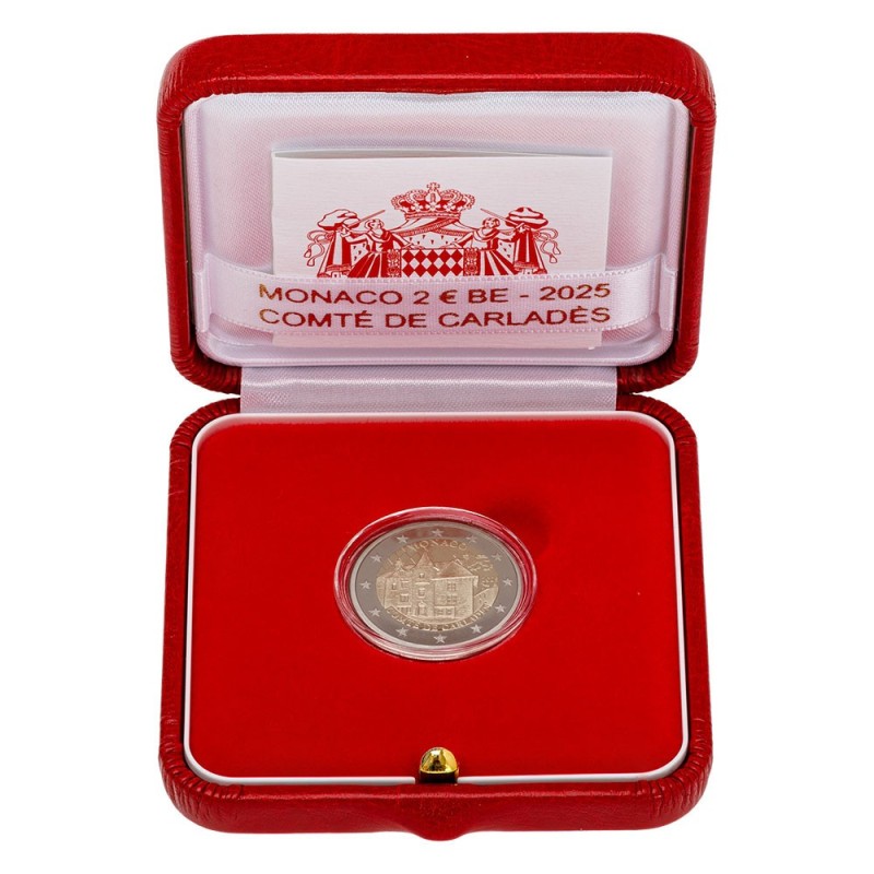 2€ Monaco 2025 - Comté de Carladès - Belle épreuve - 15.000 ex