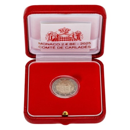 2€ Monaco 2025 - Comté de Carladès - Belle épreuve - 15.000 ex