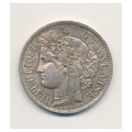 Cérès - 2 Francs - 1873 A Paris - avec légende
