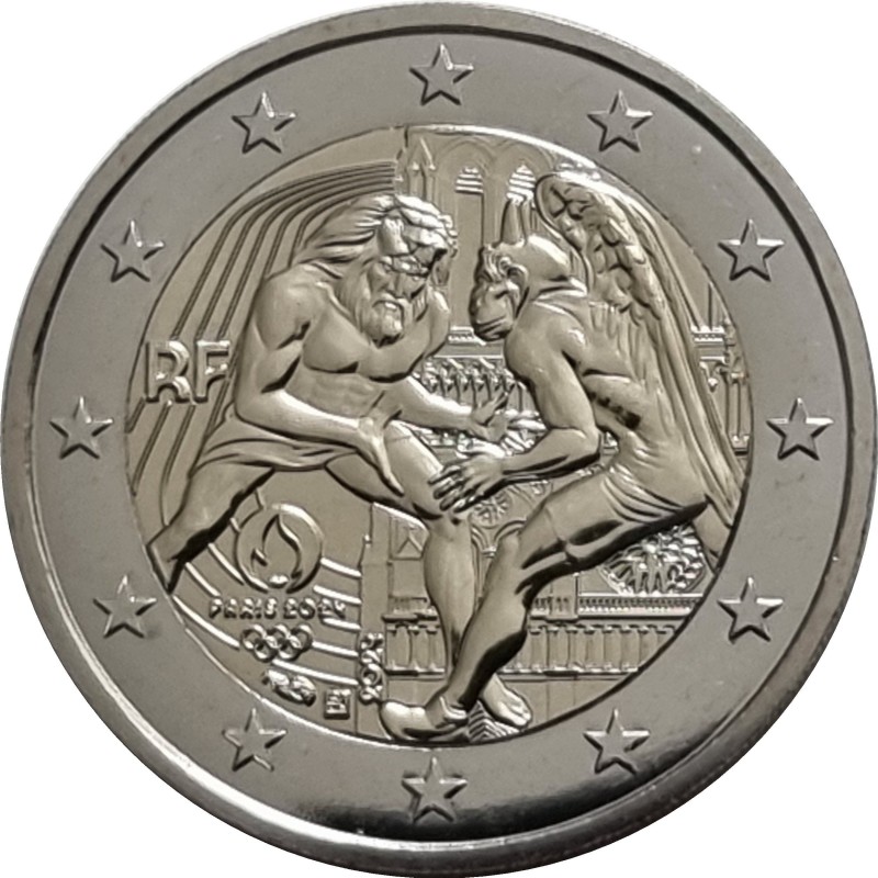 2 Euro 2024 - Hercule - JO Paris 2024 - Belle épreuve