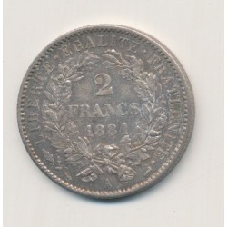Cérès - 2 Francs - 1881 A Paris - avec légende 2