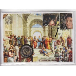 Vatican - 2 Euro 2020 - 500e anniversaire de la mort de Raffaello Sanzio + Timbres