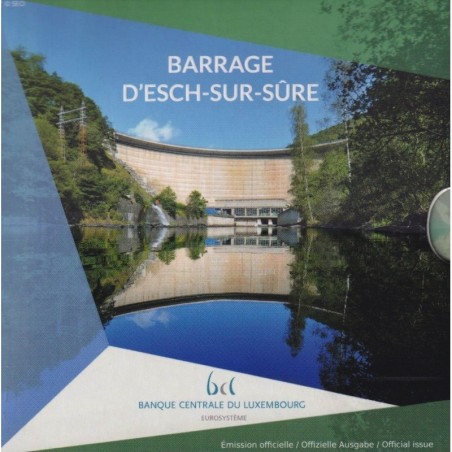 Luxembourg - 2,5 Euro 2024 - Barrage d'esche sur sure