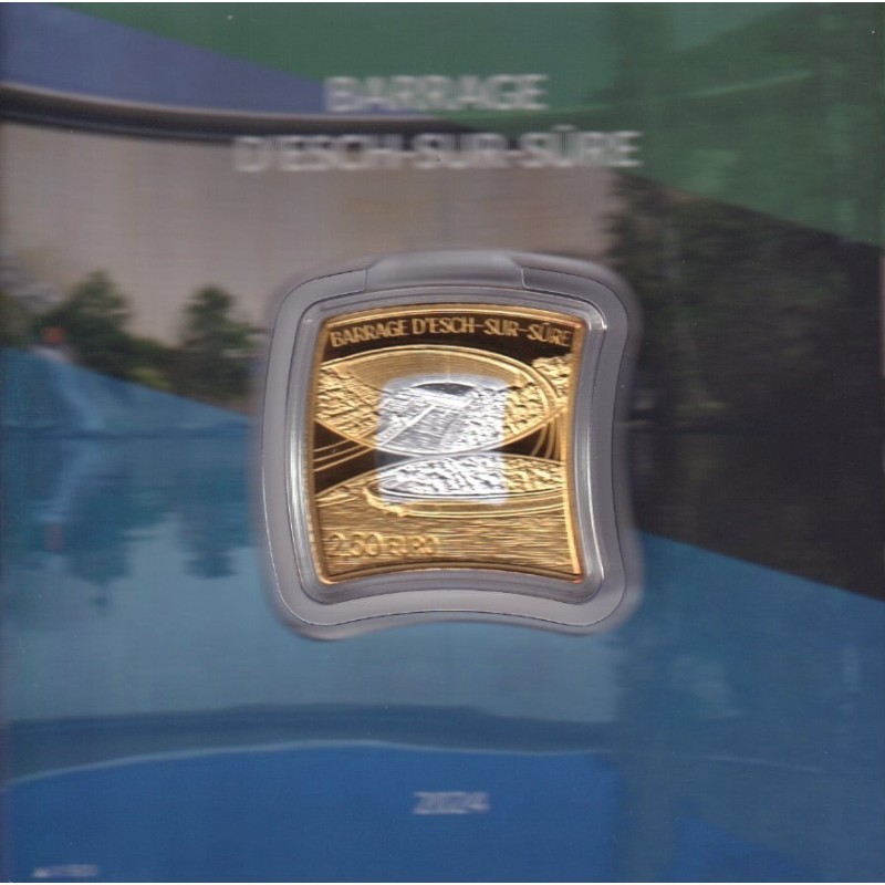 Luxembourg - 2,5 Euro 2024 - Barrage d'esche sur sure