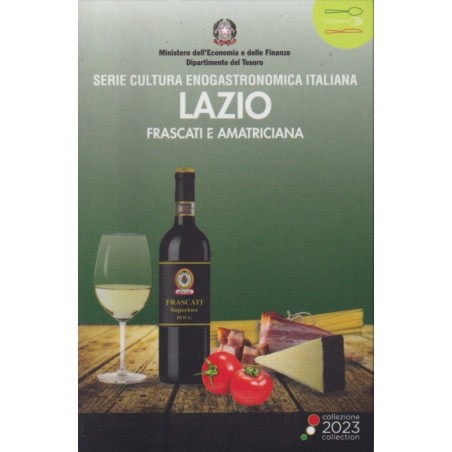 Italie - 5 Euro 2023 - Frascati et amatriana - Lazio - Série culture gastronomique Italienne