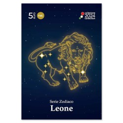 Italie - 5 Euro 2024 - Lion - Série zodiaque 2