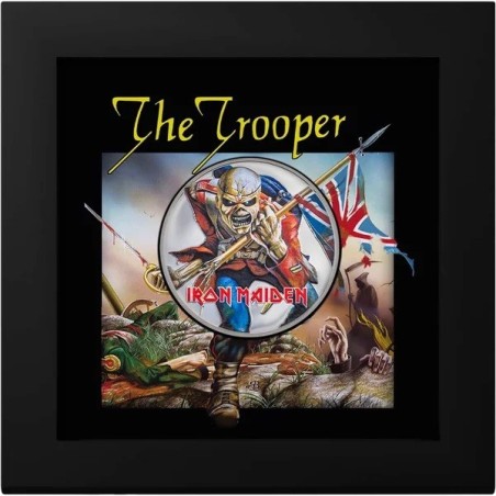 Cook Islands - 5 Dollars 2023 - Iron Maiden - The Trooper - argent 1 once