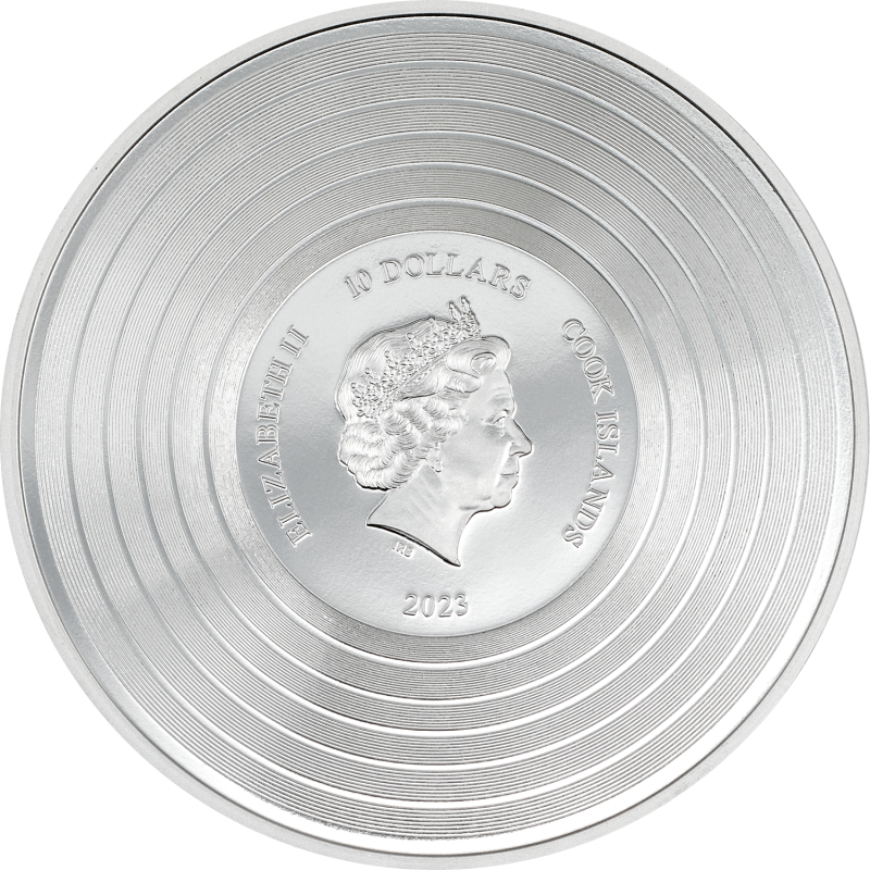 Cook Islands - 10 Dollars 2023 - Iron Maiden - Piece of mind - argent 2 once