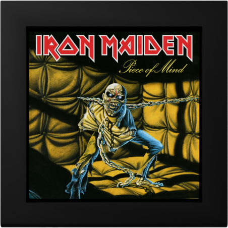 Cook Islands - 10 Dollars 2023 - Iron Maiden - Piece of mind - argent 2 once