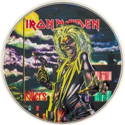 Cook Islands - 5 Dollars 2024 - Iron Maiden Killers - argent 1 once