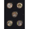 Italie - 5 x 5 Euro - Série Animaux en voie de disparition - 2020 à 2024 - Coffret complet