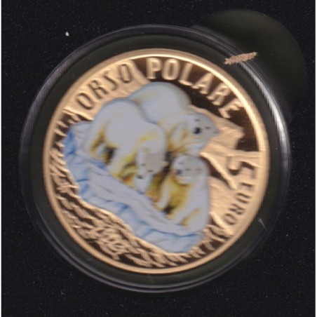Italie - 5 x 5 Euro - Série Animaux en voie de disparition - 2020 à 2024 - Coffret complet