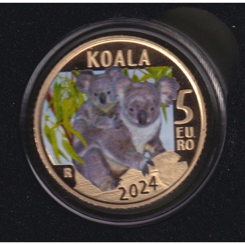 Italie - 5 x 5 Euro - Série Animaux en voie de disparition - 2020 à 2024 - Coffret complet