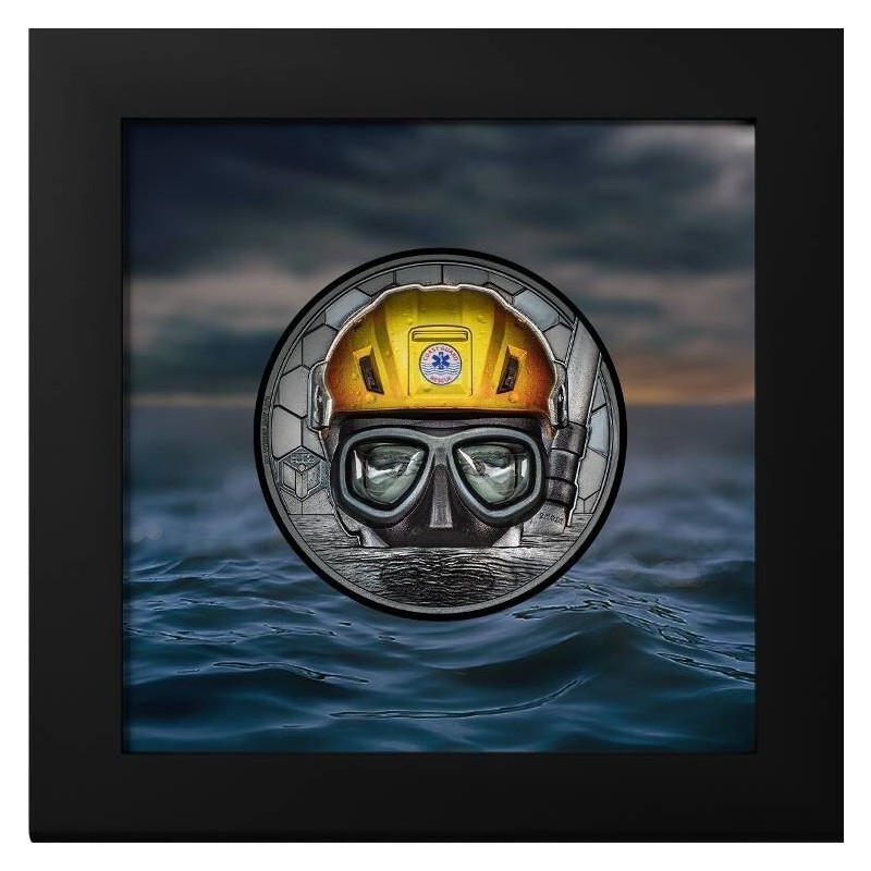 Cook Islands - 20 Dollars 2023 - Coast guard - argent 3 once