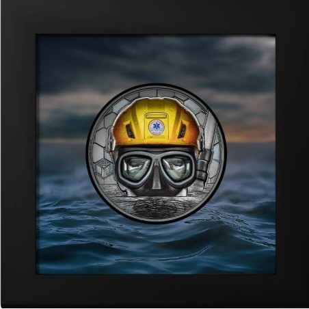 Cook Islands - 20 Dollars 2023 - Coast guard - argent 3 once