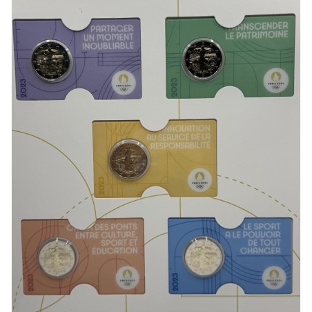Album 20 x 2 euros France Jeux Olympiques Coincard : 2021 - 2024