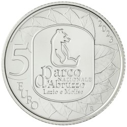 Italie - 5 Euro 2023 - Parc national des abruzzes - argent 2