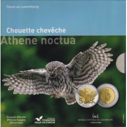 Luxembourg - 5 Euro 2024 - Chouette chevêche - bi-métallique 2