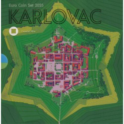 Coffret BU Croatie 2025 - 1 Cent à 2 Euro
