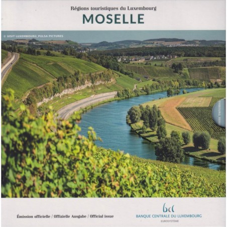 Coffret BU Luxembourg - 2025 - Coffret Moselle avec la 2€ commémorative holographique Grand duc Henri