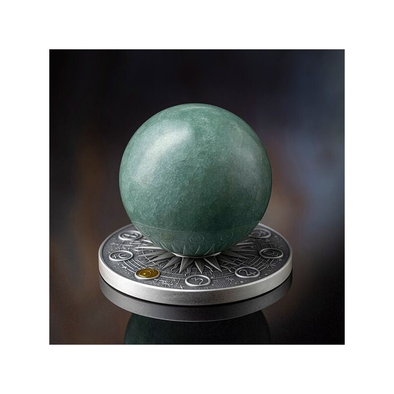 Ghana - 10 Cedis 2025 - Solar system Uranus - Charles III - 2 once argent