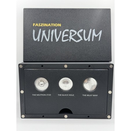 Autriche - Coffret 3 pieces 20 Euro - 2021 à 2023 - Fascination Univers - Faszination universum - argent