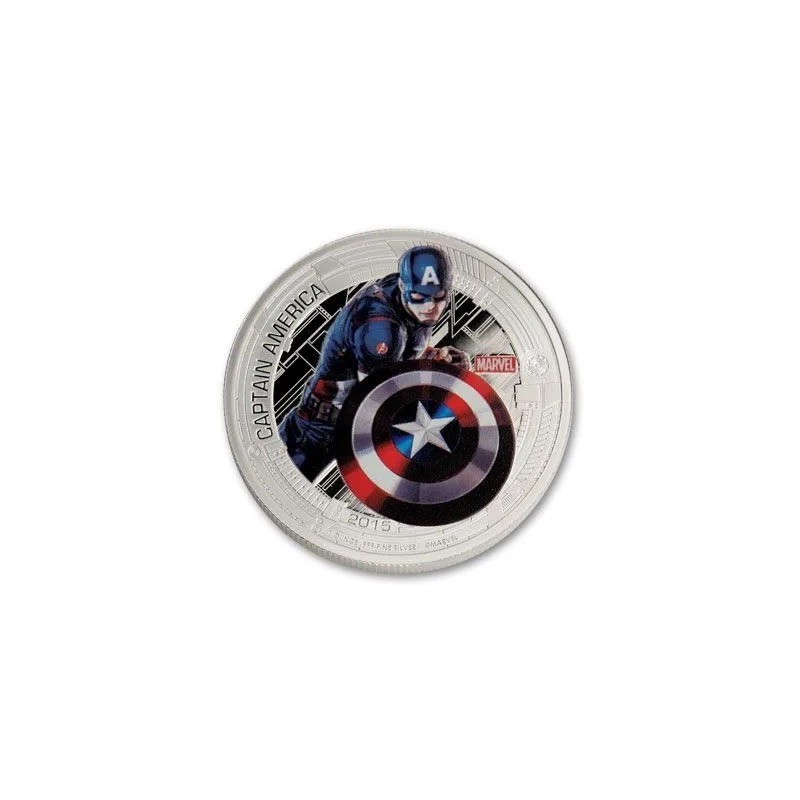Niue Island - Coffret 5 x 2 Dollars 2015 - Marvel Avengers age of ultra - argent BE