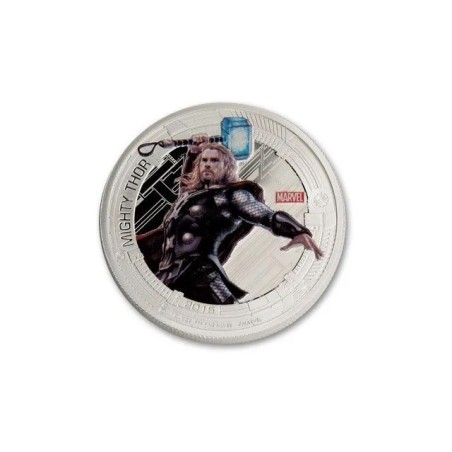 Niue Island - Coffret 5 x 2 Dollars 2015 - Marvel Avengers age of ultra - argent BE