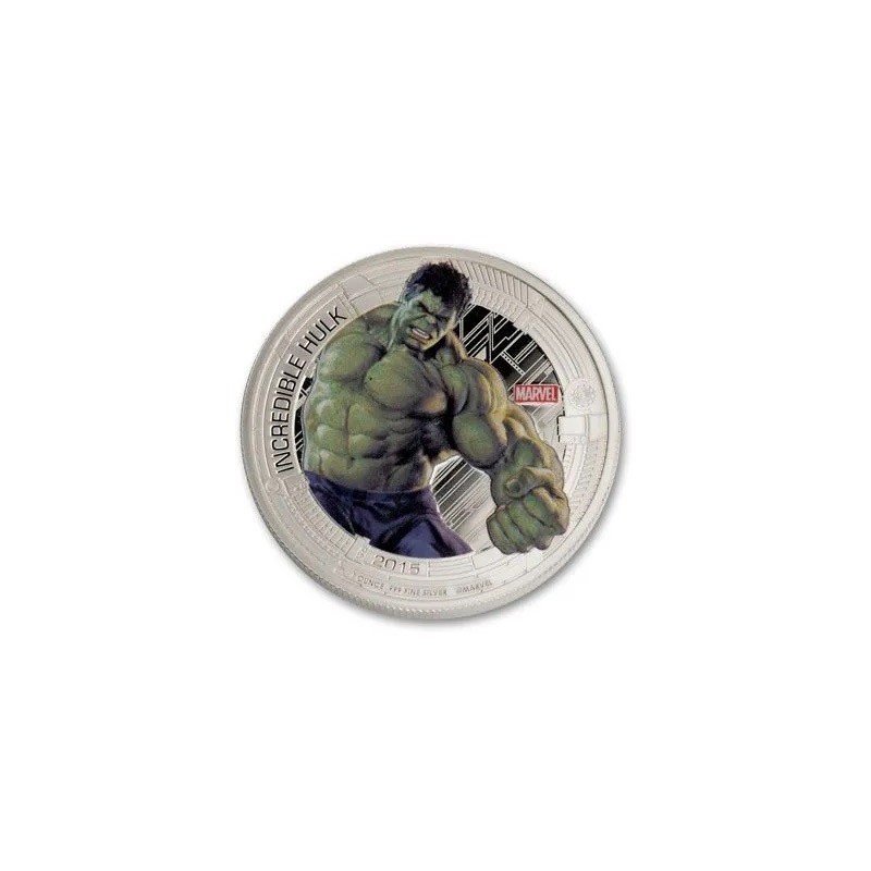 Niue Island - Coffret 5 x 2 Dollars 2015 - Marvel Avengers age of ultra - argent BE