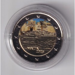 Malte - 2 Euro 2025 - Ville de Mdina - en couleur - Type N°2