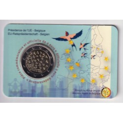 Coincard - 2 Euro Belgique 2024 - la Présidence du Conseil de l'UE - version Française