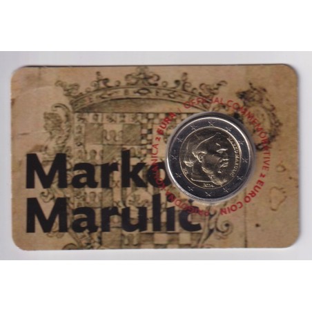 2€ Croatie 2024 - 500e anniversaire de la mort de Marko Marulić - coincard BU
