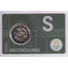 2 Euro 2024 - JO Paris 2024 - coincard gris - Lettre S