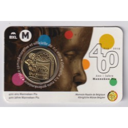 Belgique - 2,5 Euro 2019 - 400 ans Manneken Pis - coincard BU