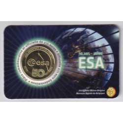 Belgique - 2,5 Euro 2025 - Agence spatiale - coincard BU - version Française