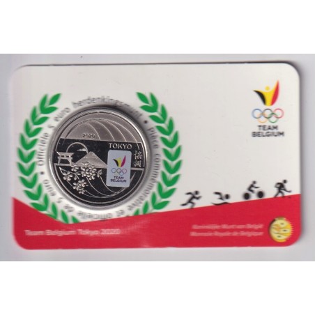 5 Euro 2020 - Team Belgium Tokyo 2020 - coincard BU