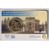 Belgique - 2,5 Euro 2020 - 100 ans des Jeux Olympiques d'Anvers - coincard BU