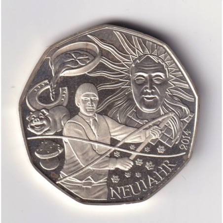 Autriche - 5 Euro 2014 - Nouvelle année - argent