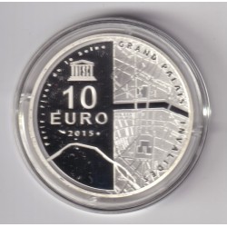 10 Euro 2015 - Rives de seine - Unesco - argent BE 2