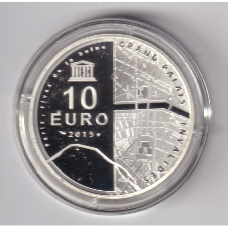 10 Euro 2015 - Rives de seine - Unesco - argent BE