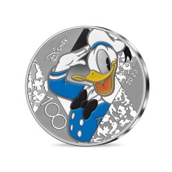 10 Euro 2023 - Disney 100e anniversaire - Donald Colorisé - argent BE