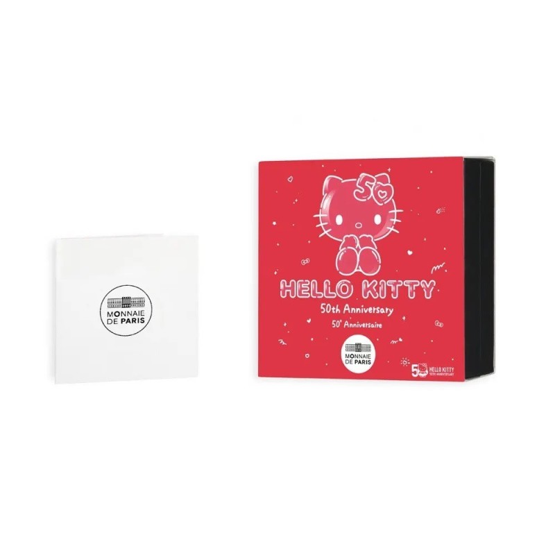 10 Euro 2024 - Hello Kitty - forme Hello Kitty - argent BE
