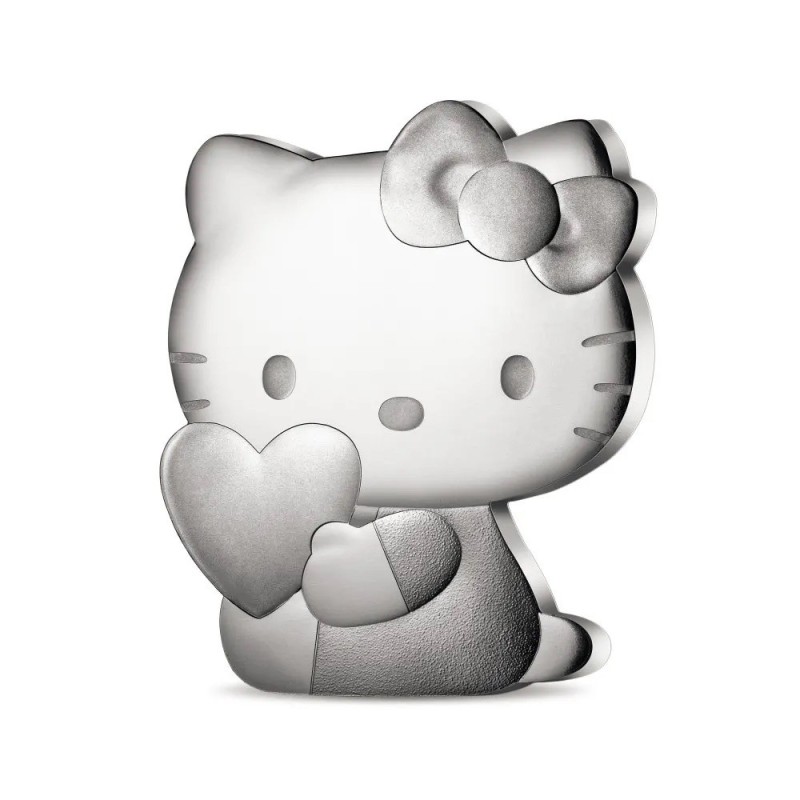 10 Euro 2024 - Hello Kitty - forme Hello Kitty - argent BE
