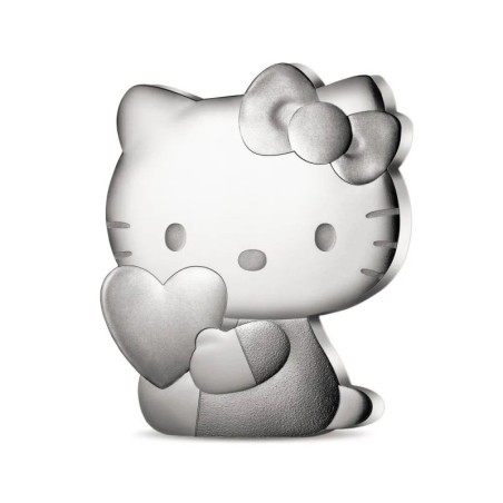 10 Euro 2024 - Hello Kitty - forme Hello Kitty - argent BE