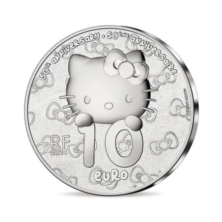 10 Euro 2024 - Hello Kitty - France - argent BE