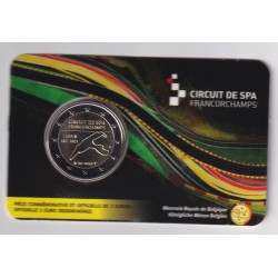 Coincard - 2 Euro Belgique 2025 - Circuit de Spa Francorchamps - version Française