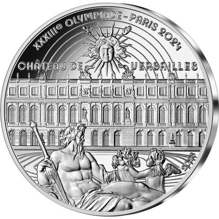 10 Euro 2024 - Chateau de versailles - Paris 2024 - argent BE 