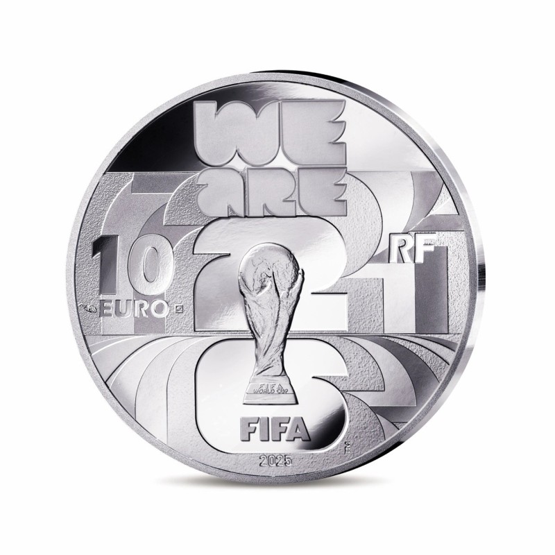 10 Euro 2025 - Coupe du monde de la FIFA 2026 - argent BE 
