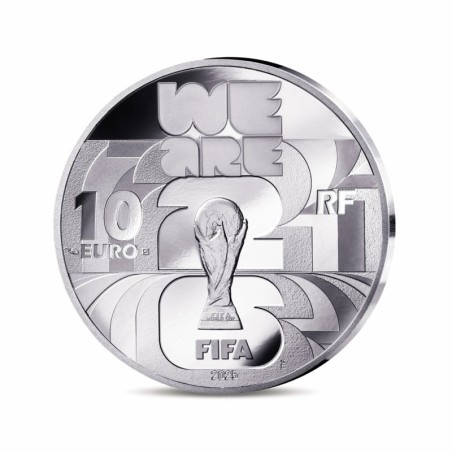 10 Euro 2025 - Coupe du monde de la FIFA 2026 - argent BE 
